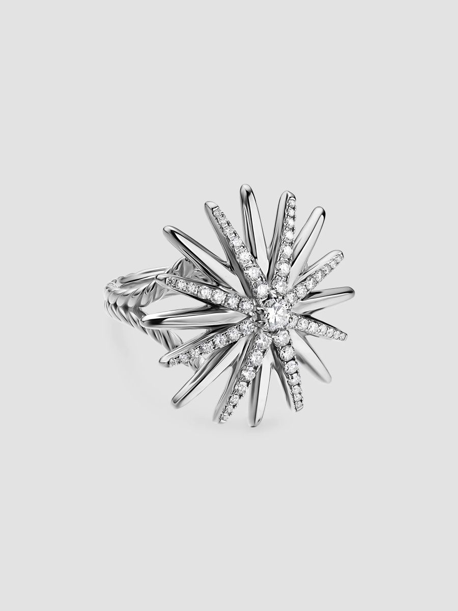 David Yurman Women's Starburst Ring in Sterling Silver - Silver - Size 7