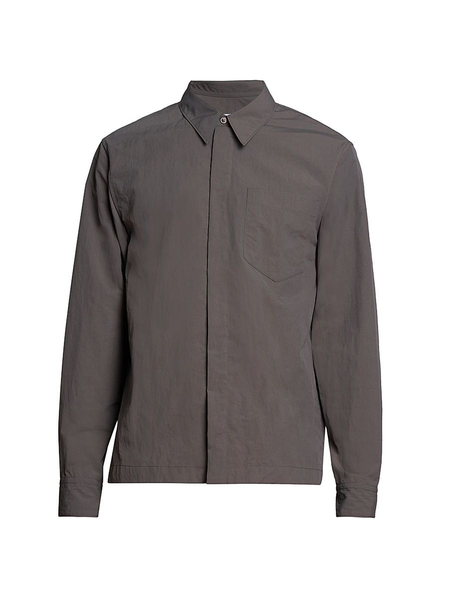 Men's Corran Nylon Shirt - Khaki - Size Large