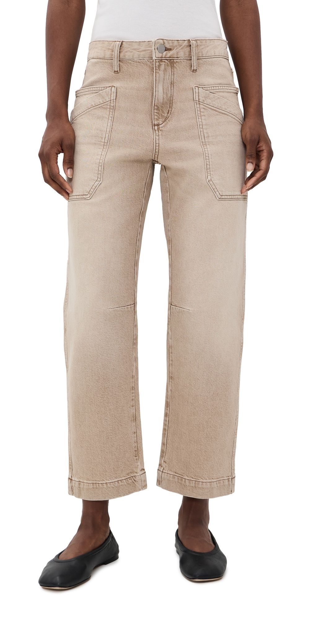 Joe's Jeans The Double Pocket Barrel Jeans Washed Tannin 26
