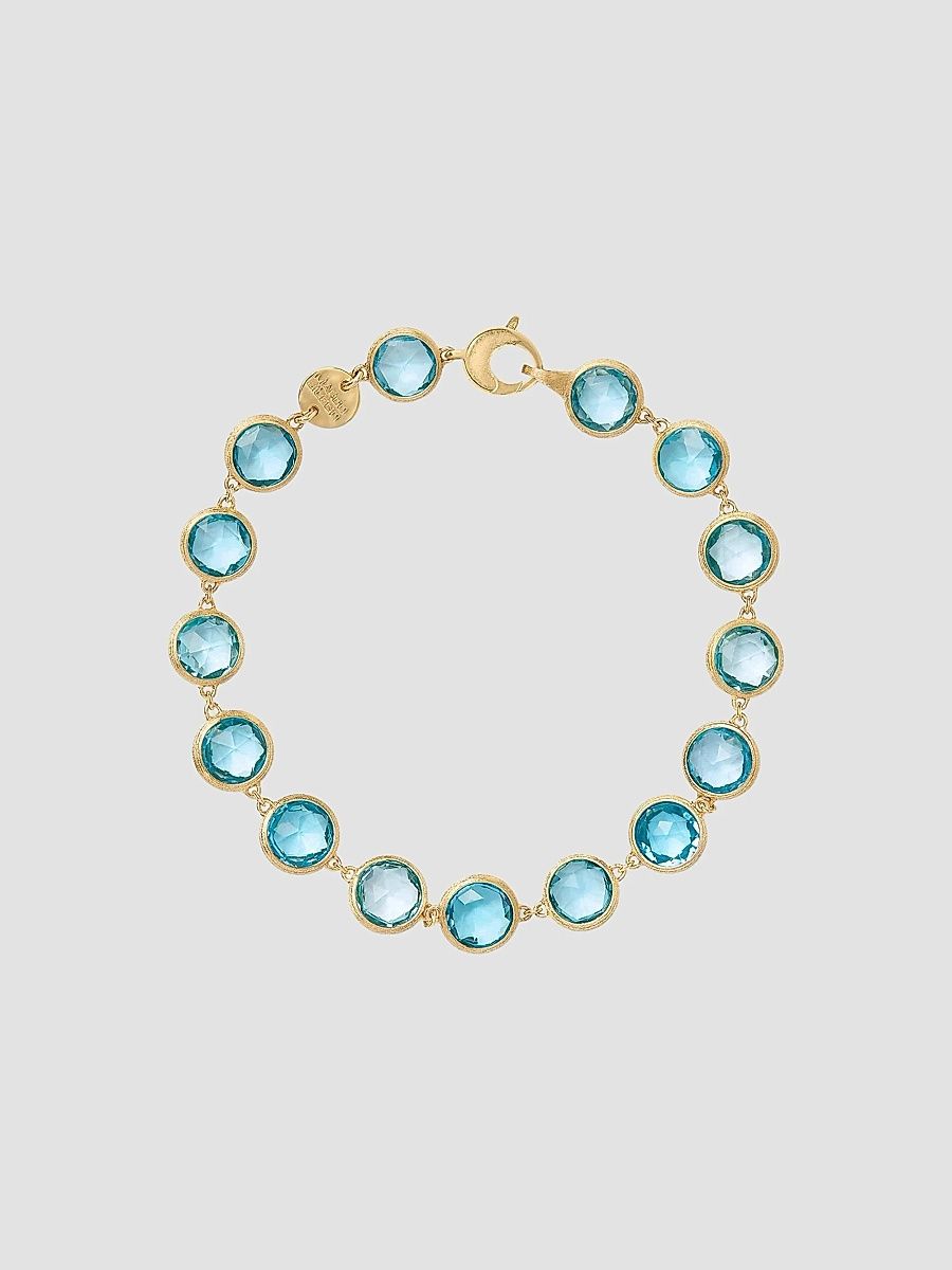 Marco Bicego Women's Jaipur Color 18K Yellow Gold & Blue Topaz Bracelet - Yellow Gold