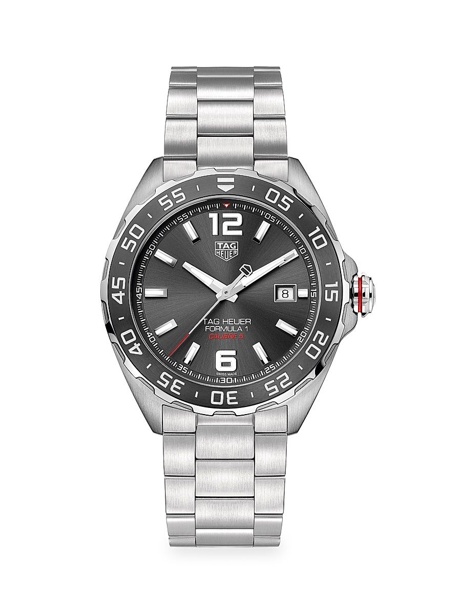 Formula 1 43MM Stainless Steel & Ceramic Automatic Bracelet Watch