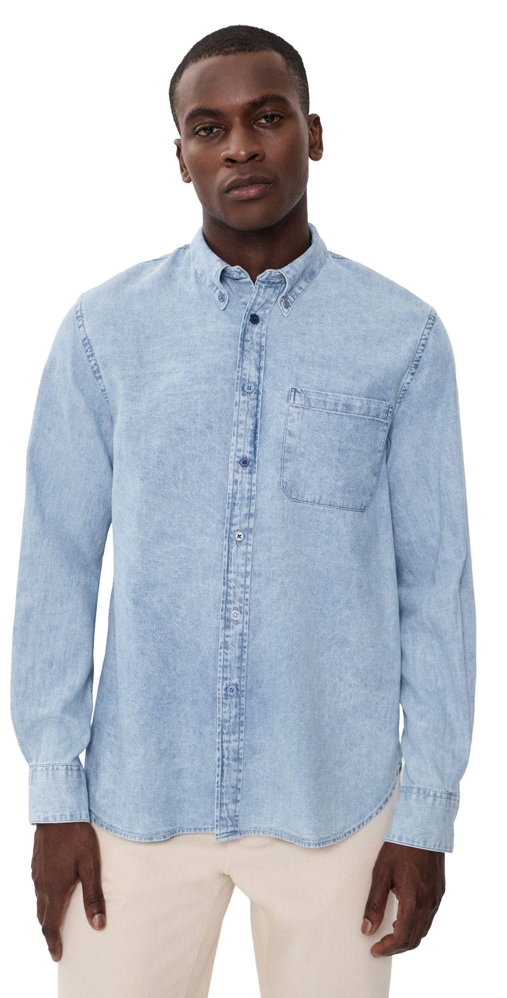 PS Paul Smith Long Sleeve Casual Fit Shirt Medium Blue L