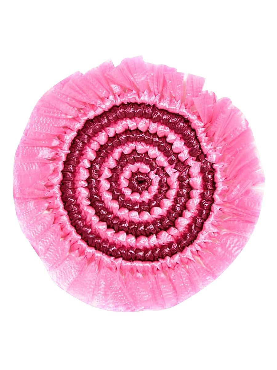 Woven Fringe Coasters, Set of 4 - Pink