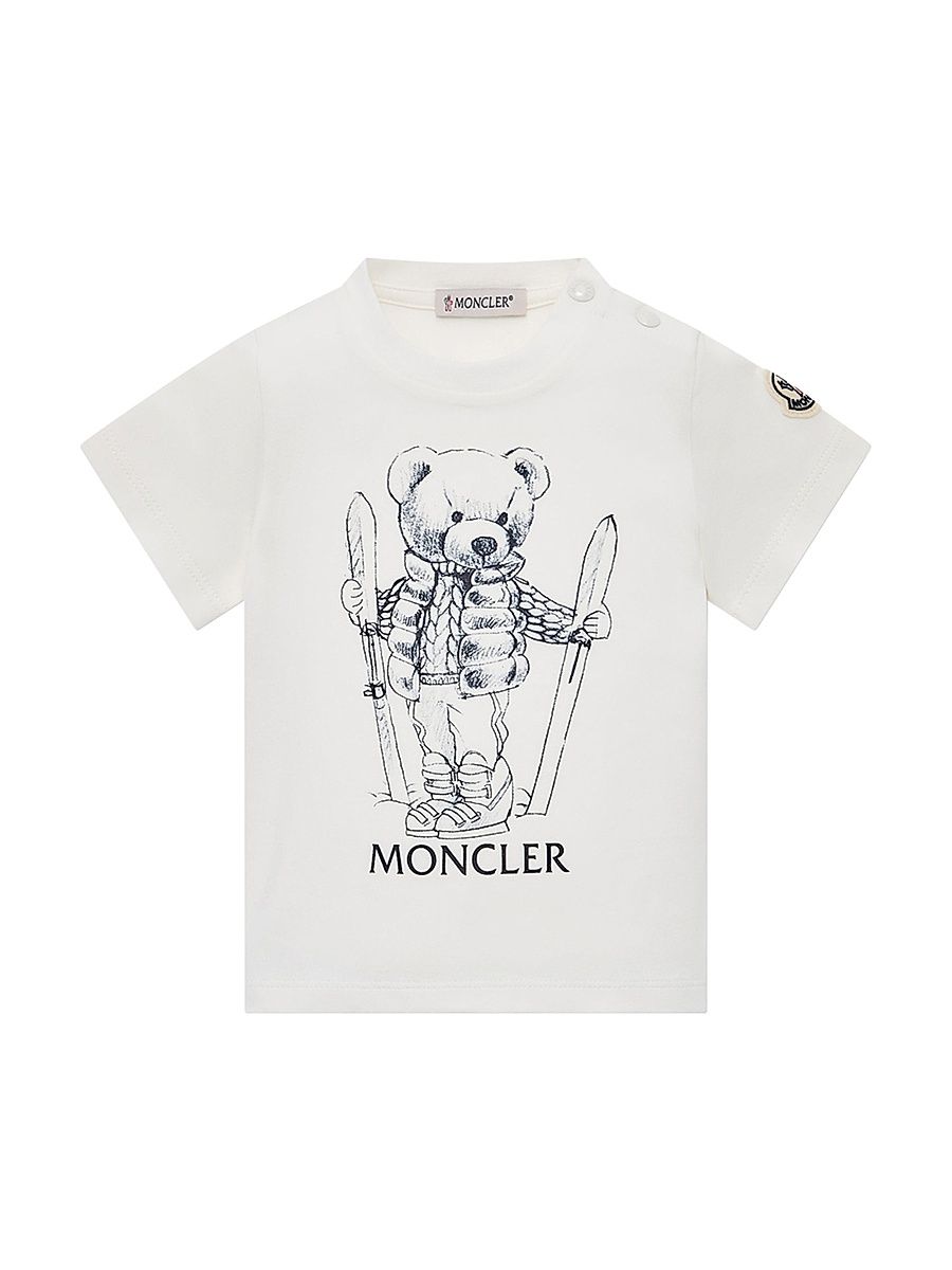 Baby Boy's & Little Boy's Crewneck T-Shirt in Cotton - White - Size 12 Months