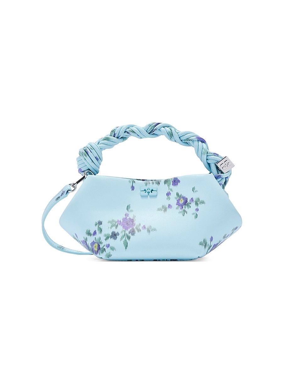 Women's Bou Printed Mini Taffeta Crossbody Bag - Iced Aqua