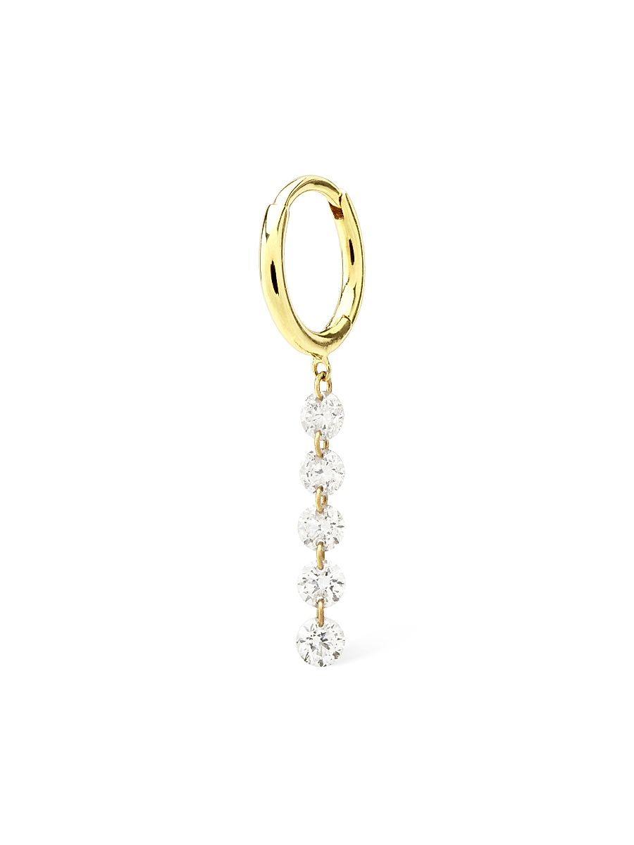 Women's 18K Yellow Gold & 0.39 TCW Diamond Drop Earring - Yellow Gold