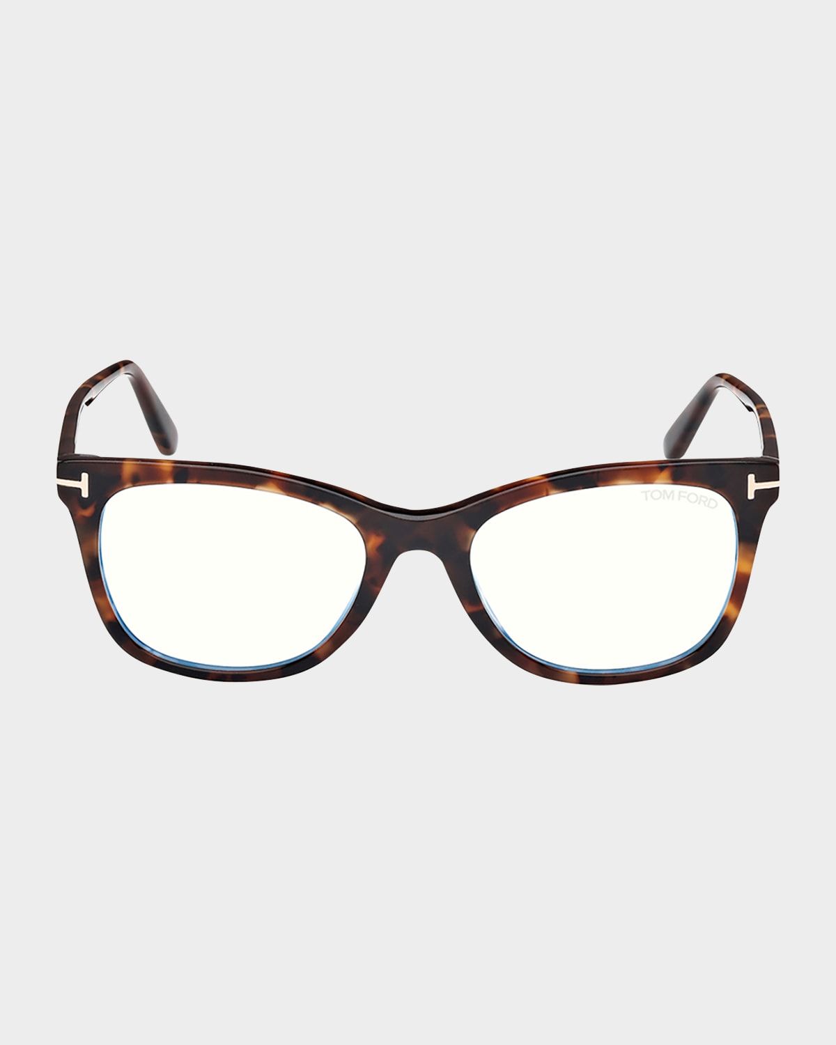 Blue Light Blocking Acetate Square Glasses