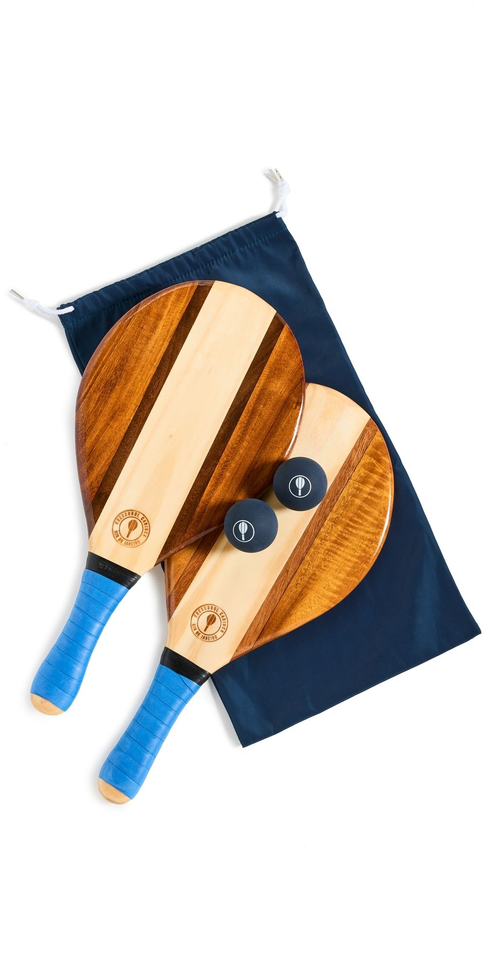 Frescobol Carioca Trancoso Beach Bat Set Blue One Size