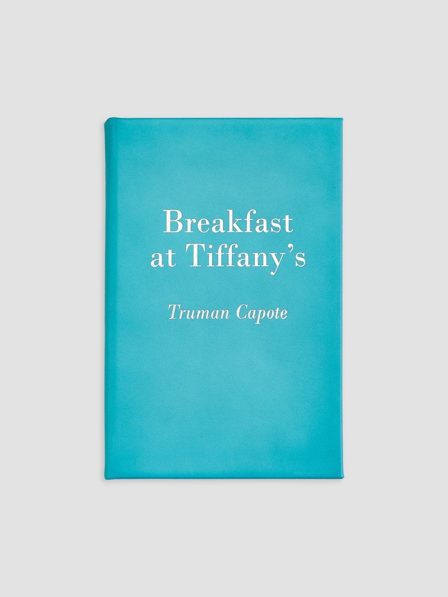 Graphic Image "Breakfast At Tiffany's" Leather-Bound Hardcover Book