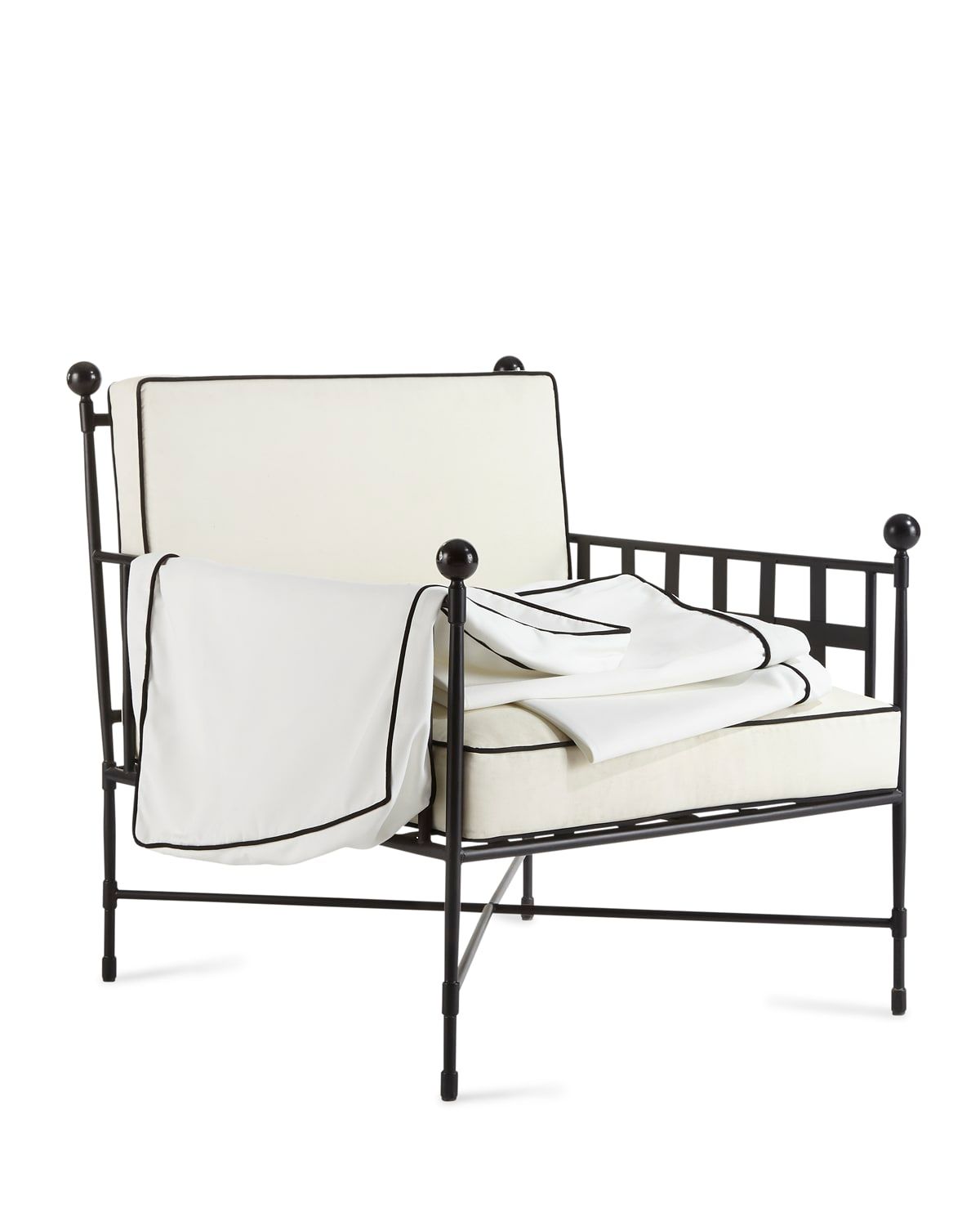 Avery Neoclassical Lounge Chair Replacement Cover