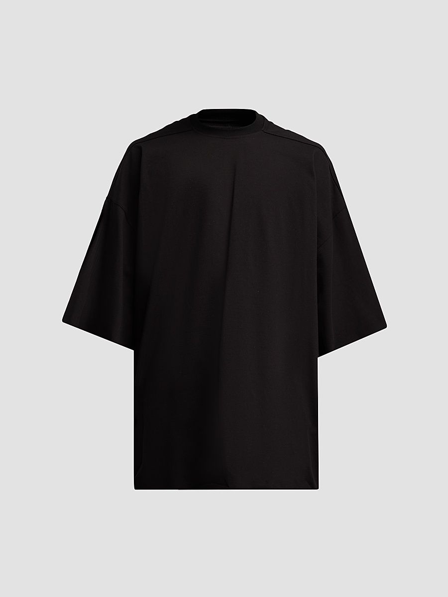Men's Tommy Oversized Cotton Crewneck T-Shirt - Black