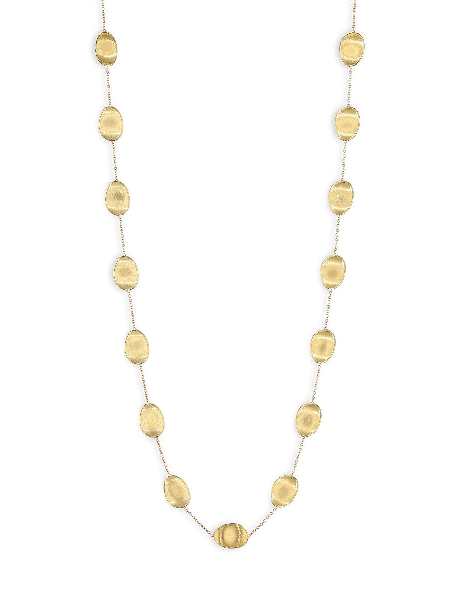 Women's Lunaria 18K Yellow Gold Long Necklace - Gold
