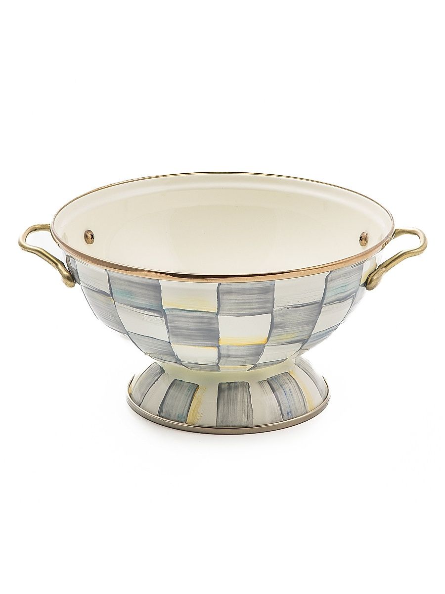 Checked Almost Everything Bowl - Royal Check - Size Large