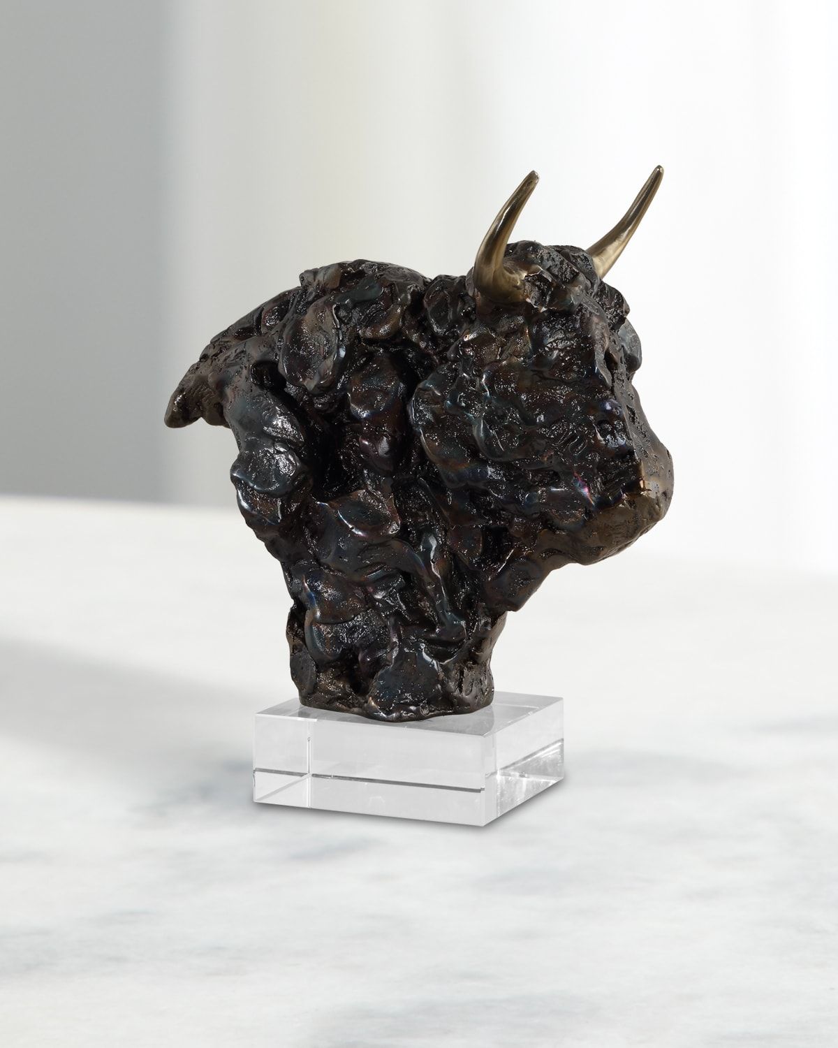 Bison Bust Sculpture