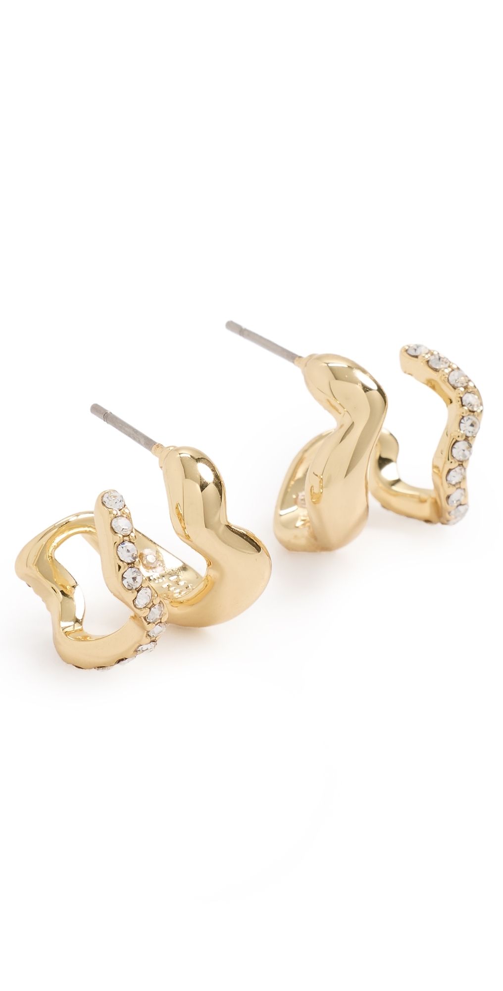 Mignonne Gavigan Alva Earrings Gold/Clear One Size