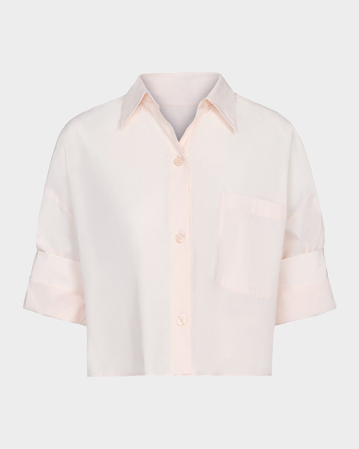 Next Ex Cropped Shirt in Superfine Cotton