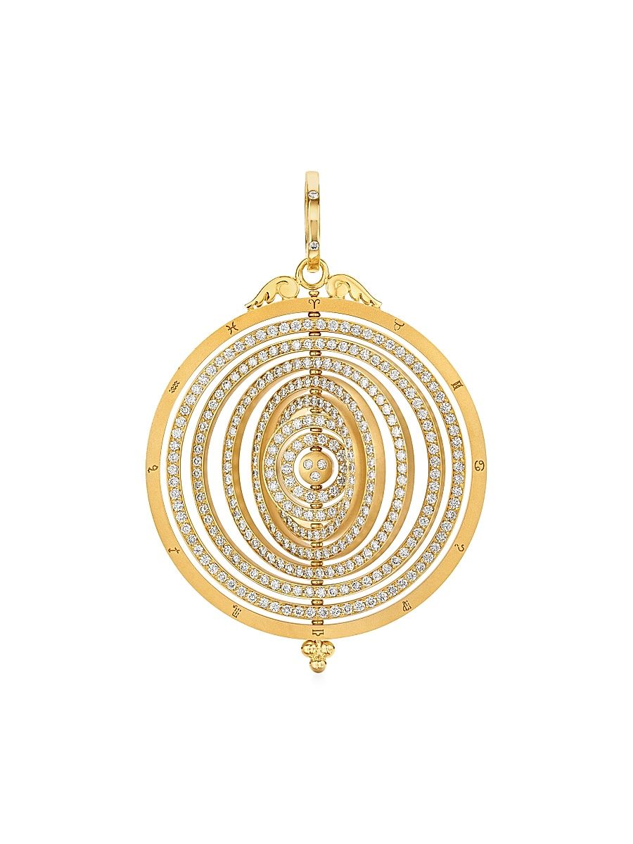 Women's Florence86 Tolomeo 18K Yellow Gold & Diamond Pendant - Yellow Gold