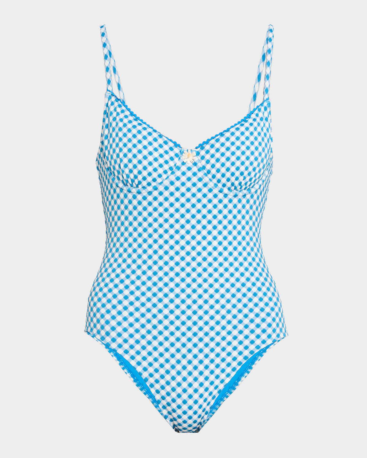 The Taylor Gingham One-Piece Swimsuit