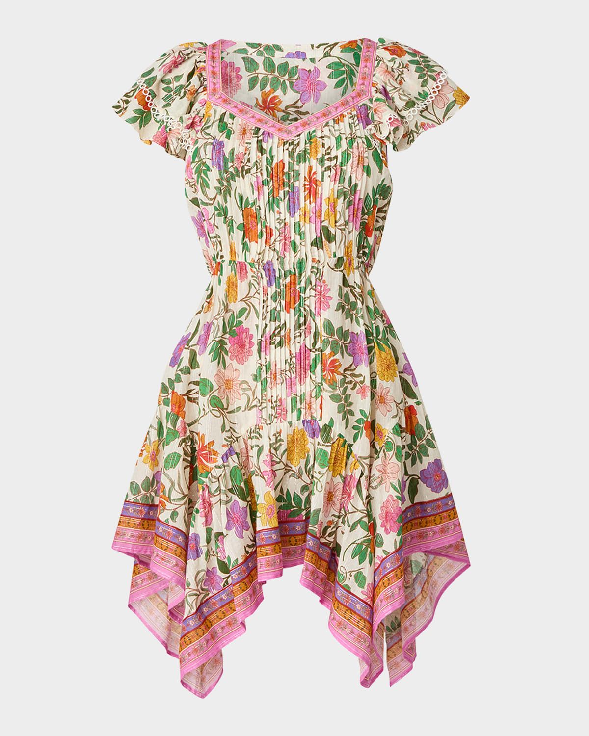 Callie Pleated Mini Dress