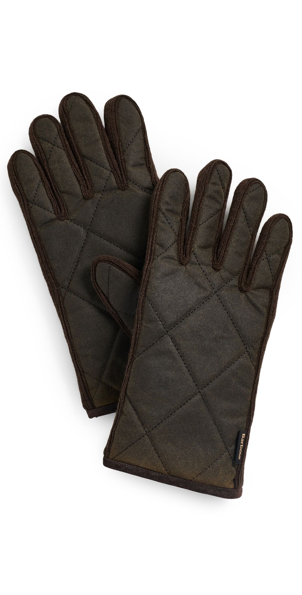 Barbour Westerdale Quilted Gloves Olive XL