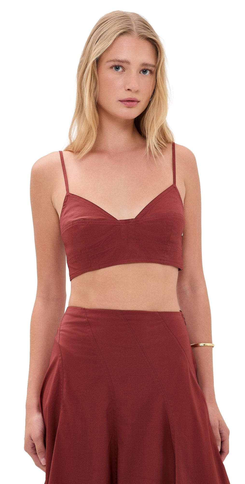 A. L.C. Joan Bra Top Apple Butter 00