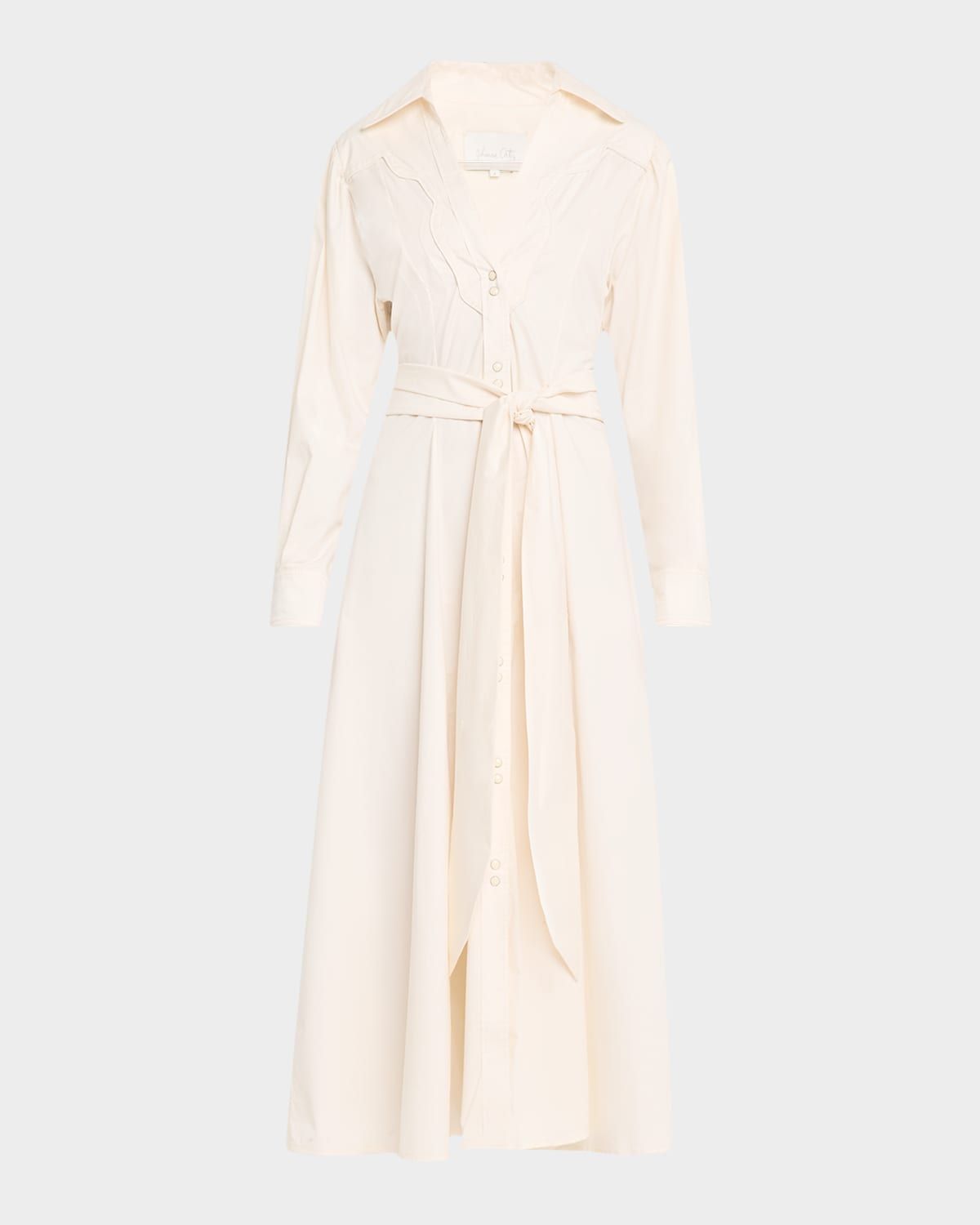 Vela De Cruz Western Midi Shirtdress