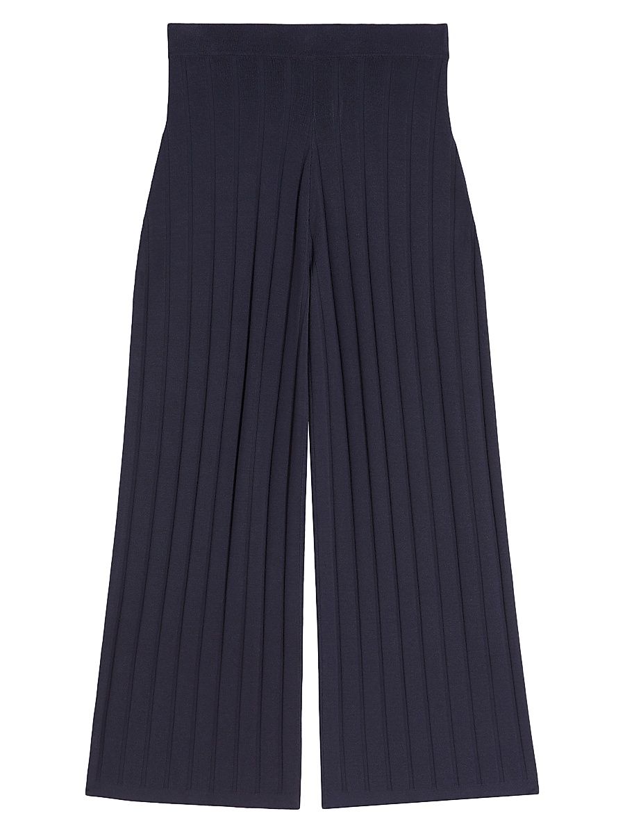 Women's Stretch Viscose Yarn Trousers - Ultramarine - Size XL