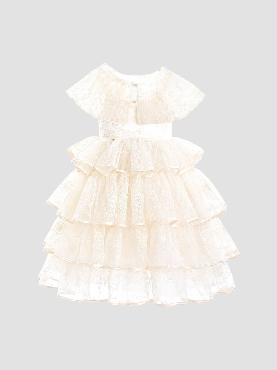 Little Girl's & Girl's Elka Dress - Beige - Size 9