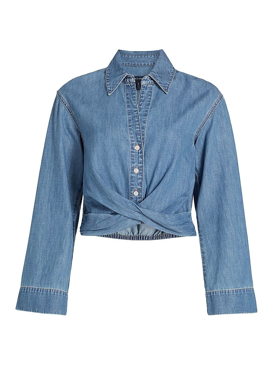 Women's Timothy Denim Shirt - Ripple Haze - Size 14