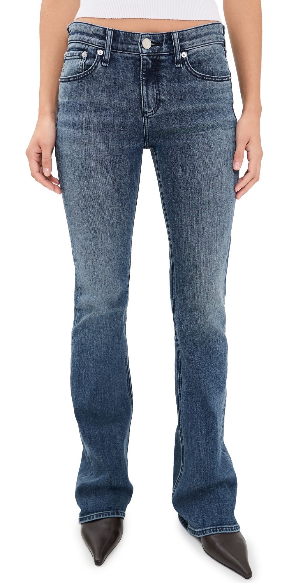 rag & bone Kinsley Low Rise Bootcut Jeans Sadie 24