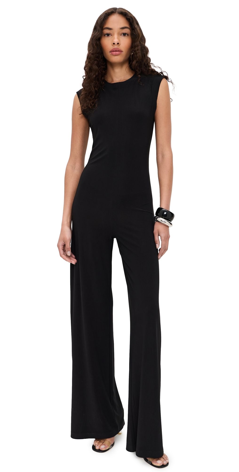 Norma Kamali Sleeveless Jumpsuit Black XL