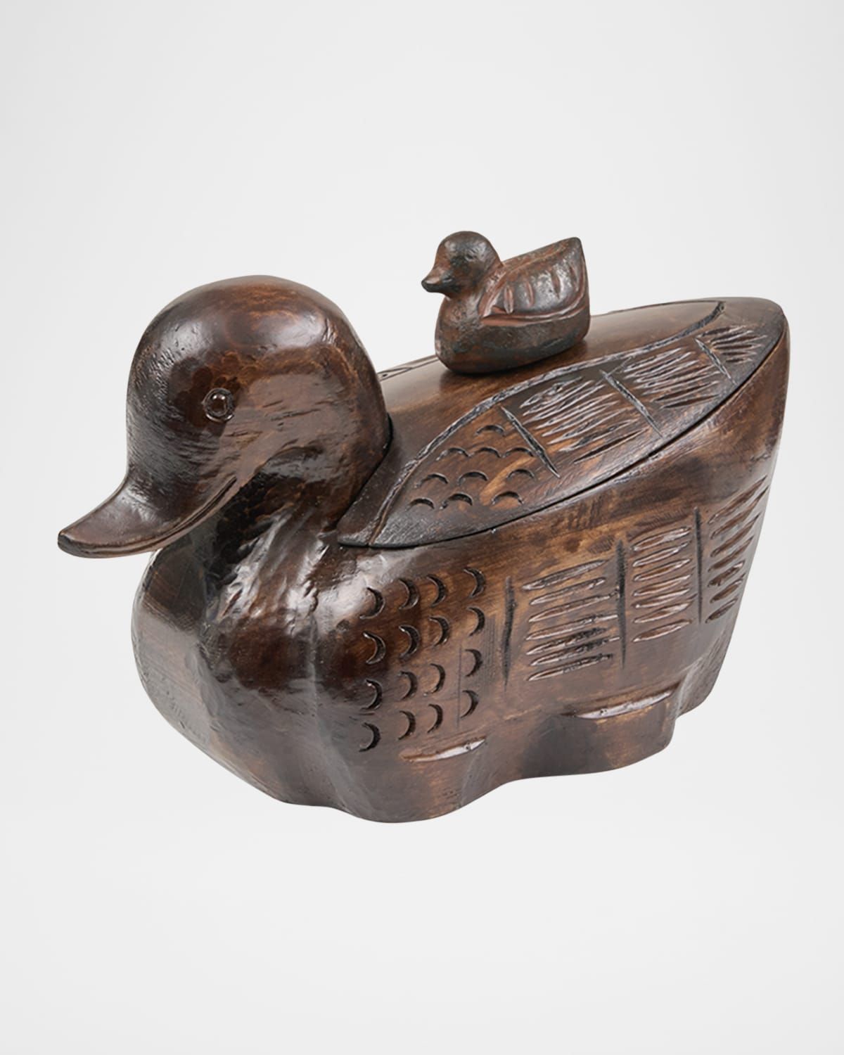 Pata Carved Wooden Box