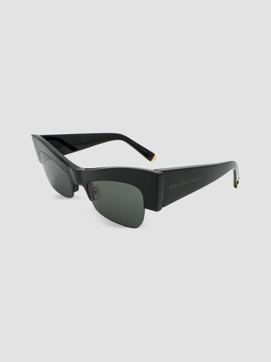 Stella McCartney Women's Medallion 63MM Geometric Sunglasses - Black