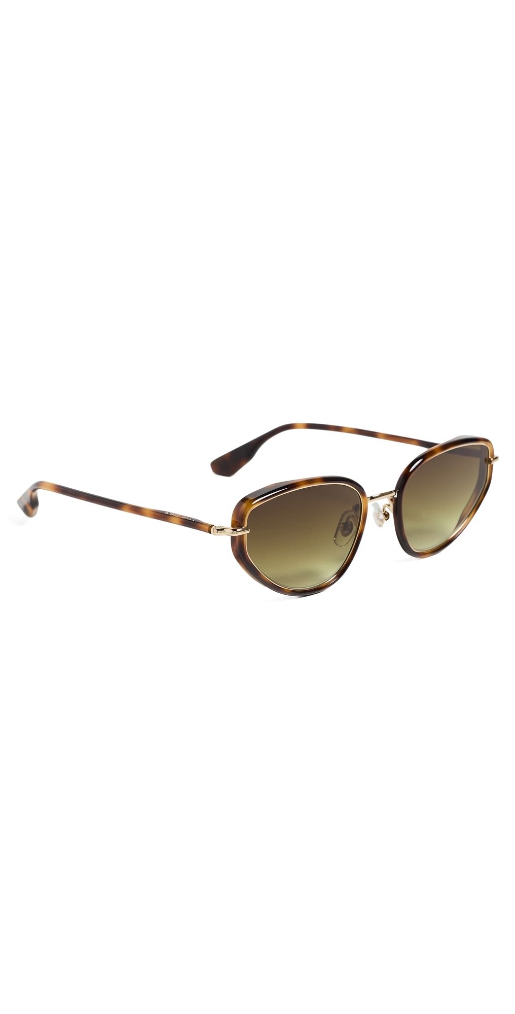 Krewe Leah Sunglasses 18k & Maple One Size
