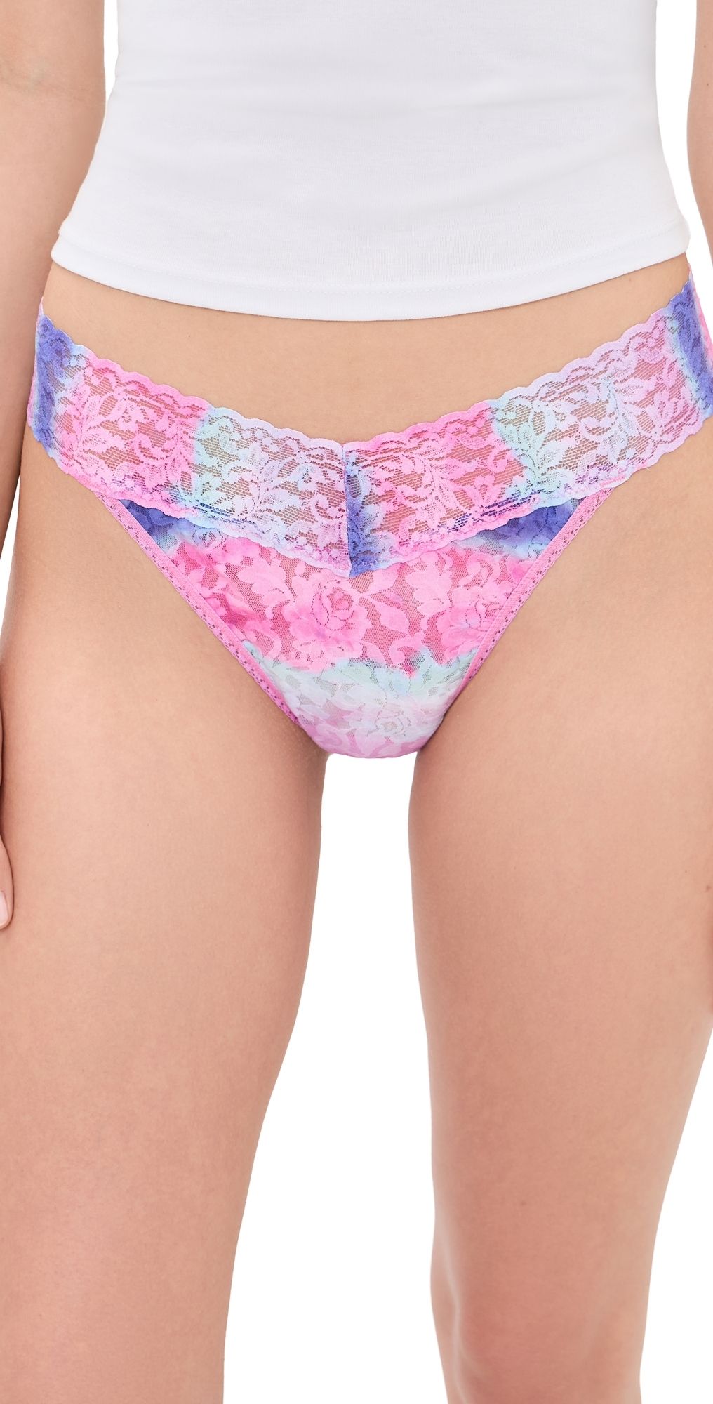 Hanky Panky Printed Original Rise Thong Rem One Size