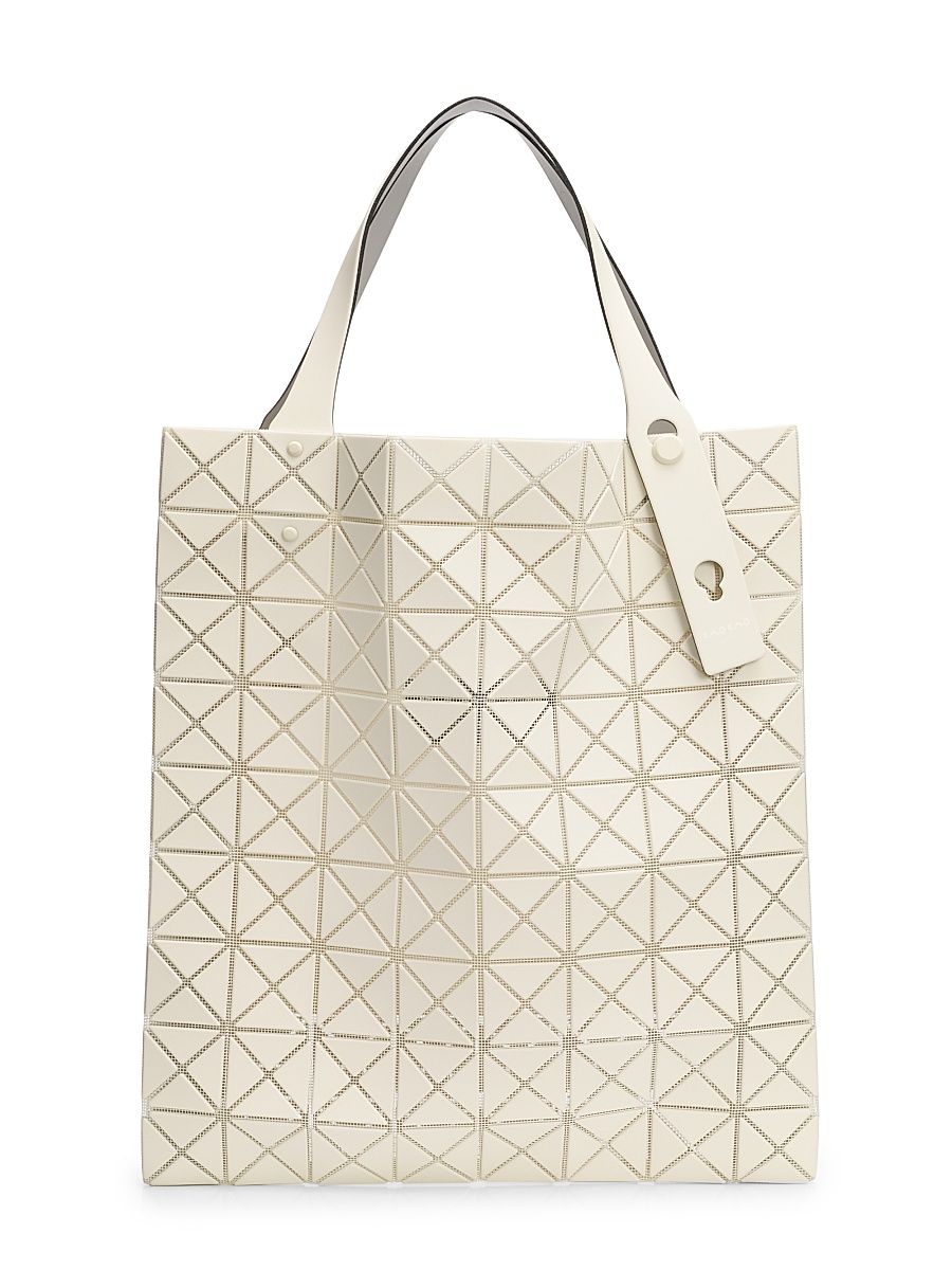 Prism Aurora Faux Leather Tote - Ivory