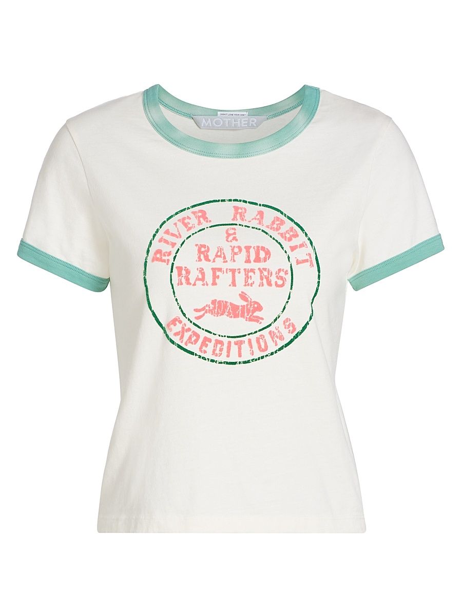 Women's The Itty Bitty Ringer T-Shirt - River Rabbit - Size XL
