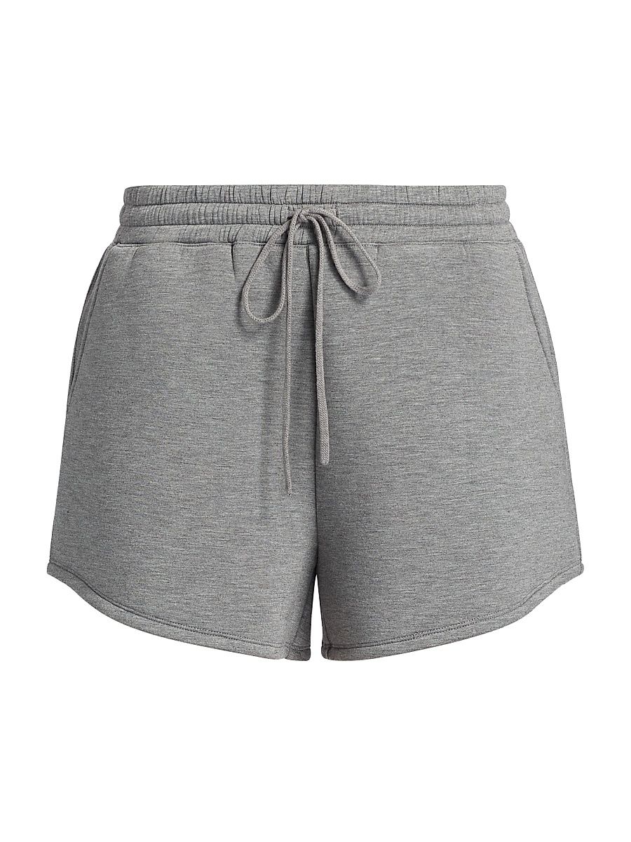 Women's Lucca Sweat Shorts - Heather Grey - Size Large