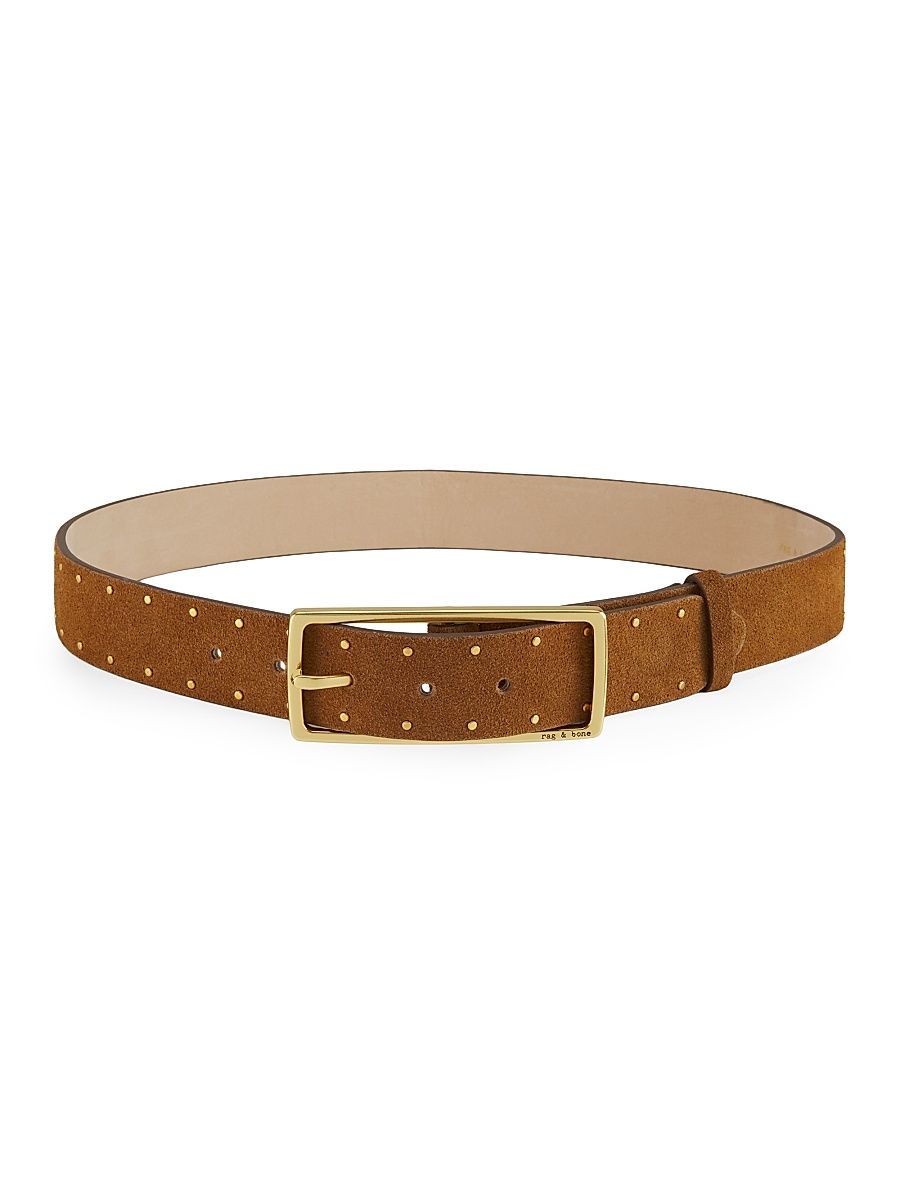 Women's Studded Rebound Belt - Brown - Size XS