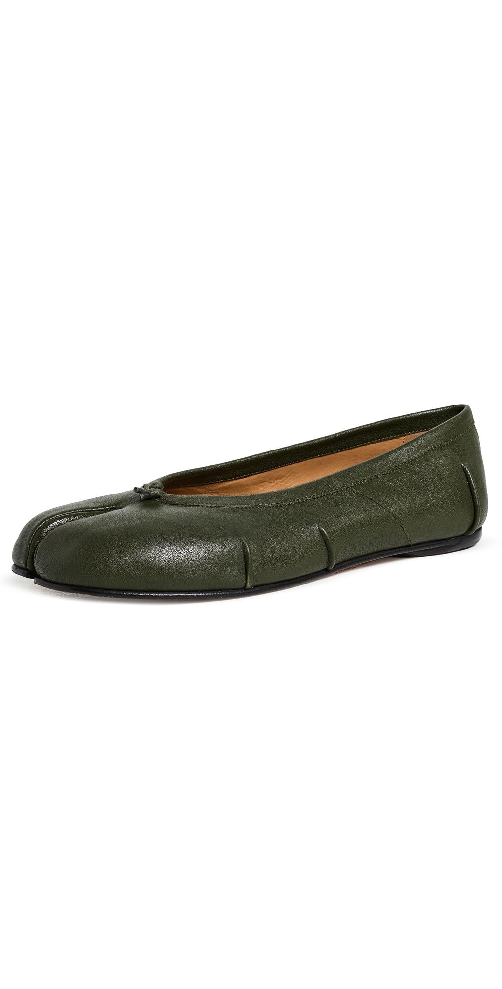 Maison Margiela Tabi Ballerina Flats Forest Green 39