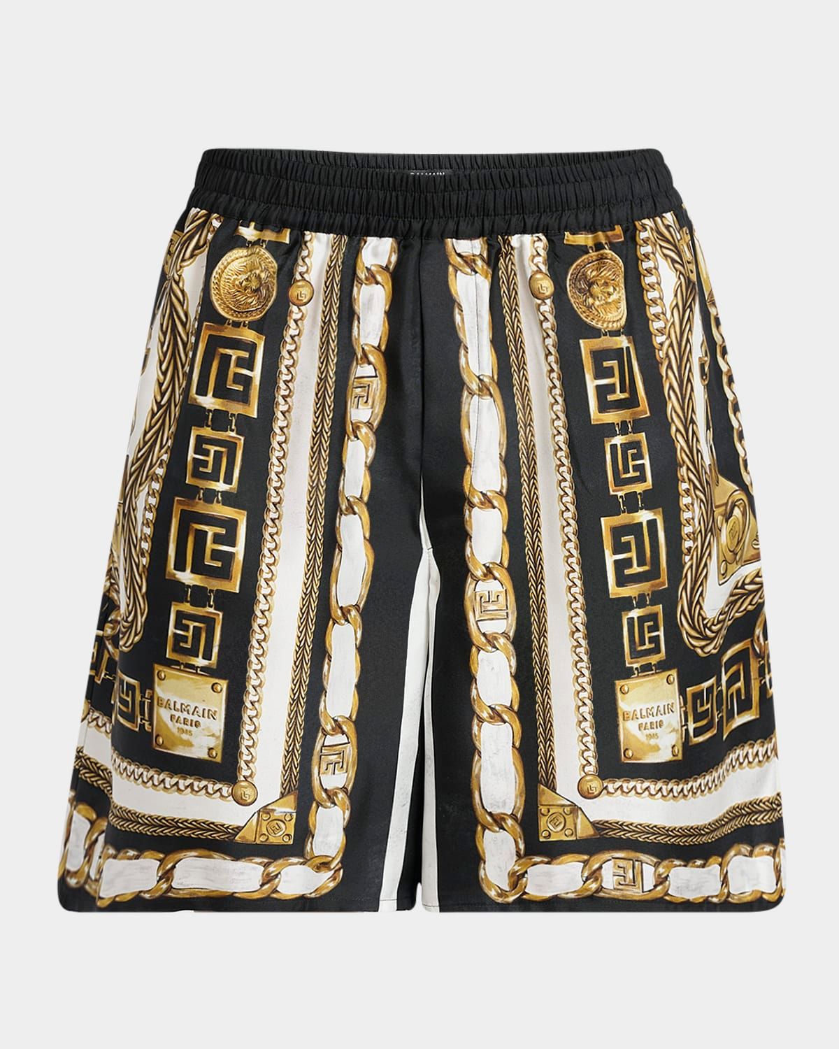 Men & apos;s Foulard-Print Pull-On Shorts