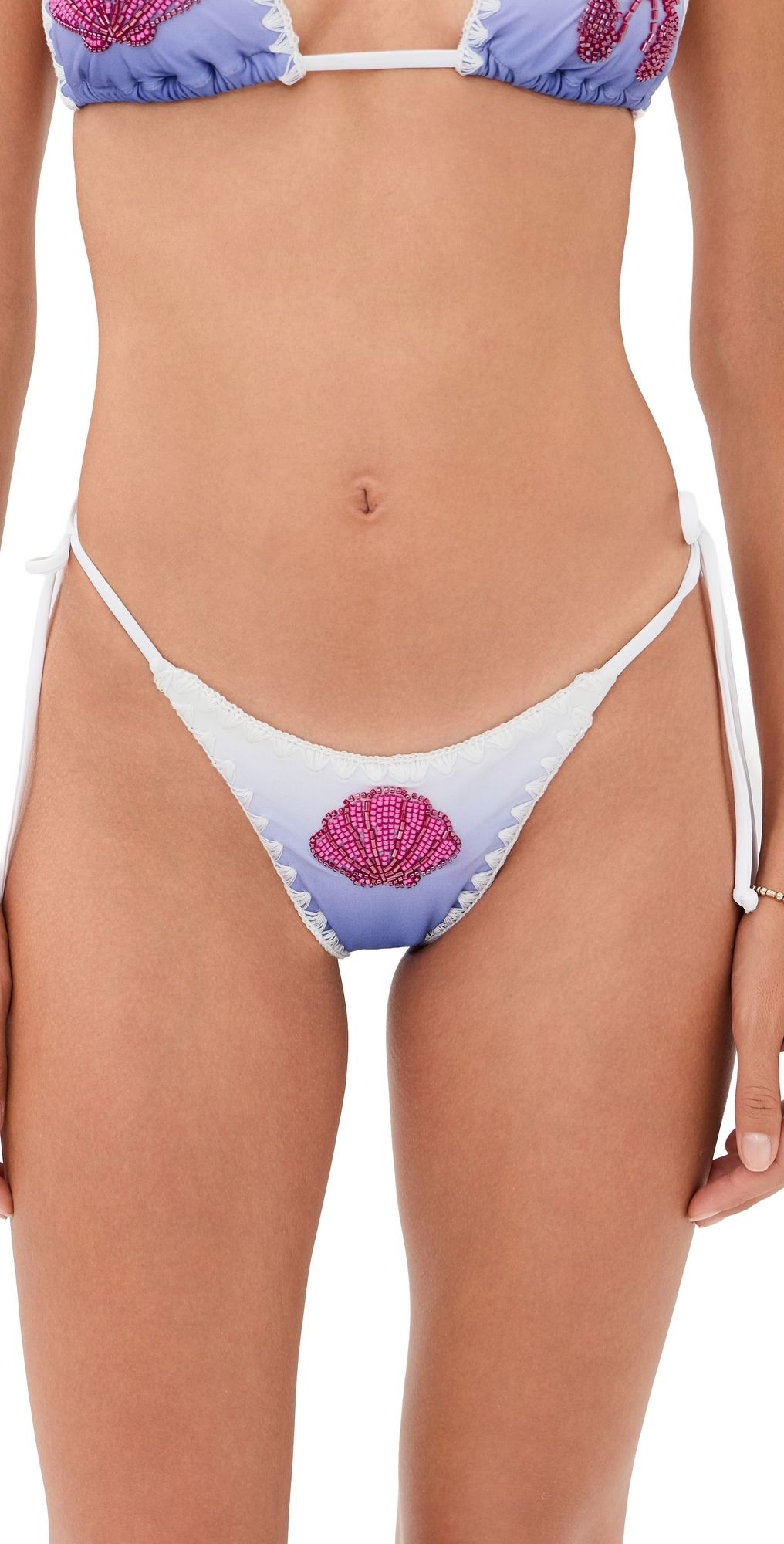LSPACE Lennox Classic Bikini Bottoms Into the Blue XL