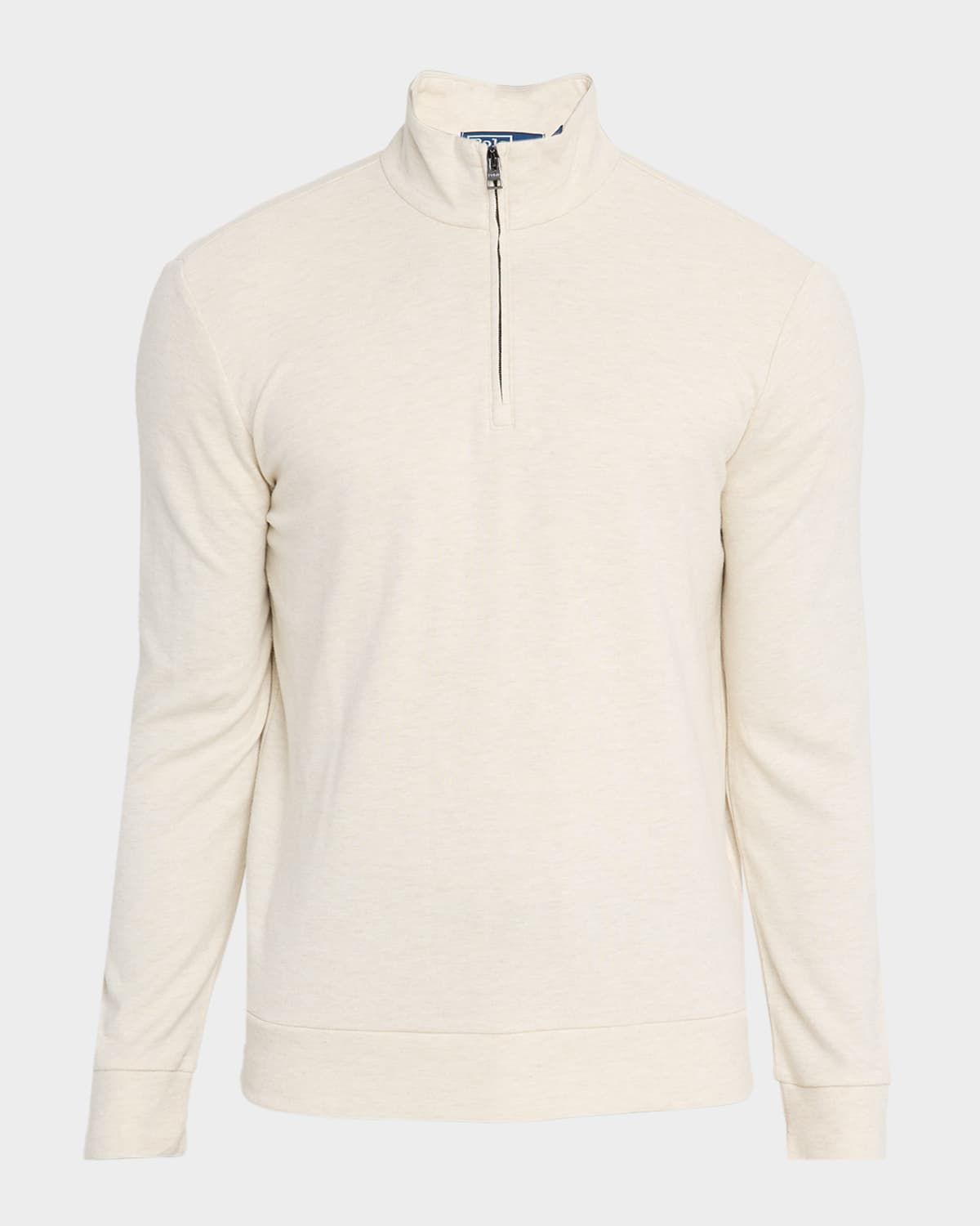 Men & apos;s Textured Double-Knit Quarter-Zip Sweater