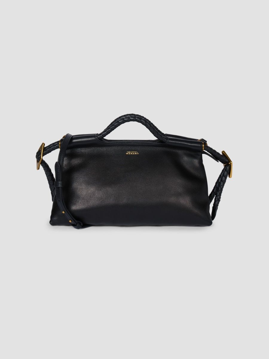 Isabel Marant Women's Pipa Leather Top Handle Bag - Black