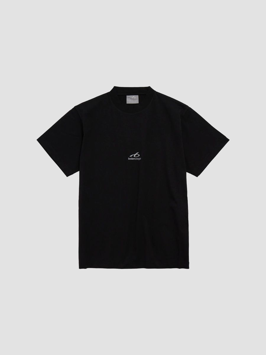 Balenciaga Women's Bodies Short Sleeves T-Shirt - Black - Size XS