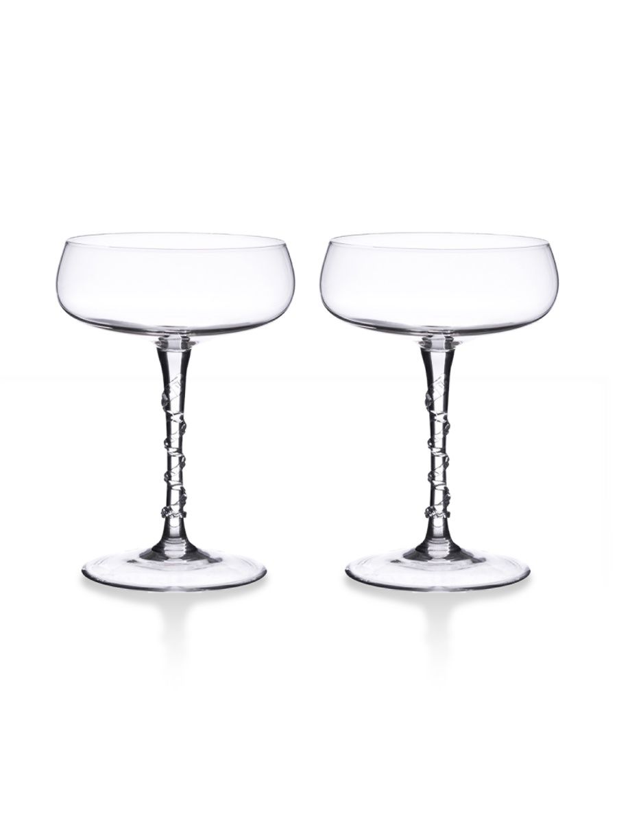 Juliska Unisex Amalia 2-Piece Champagne Coupe Set