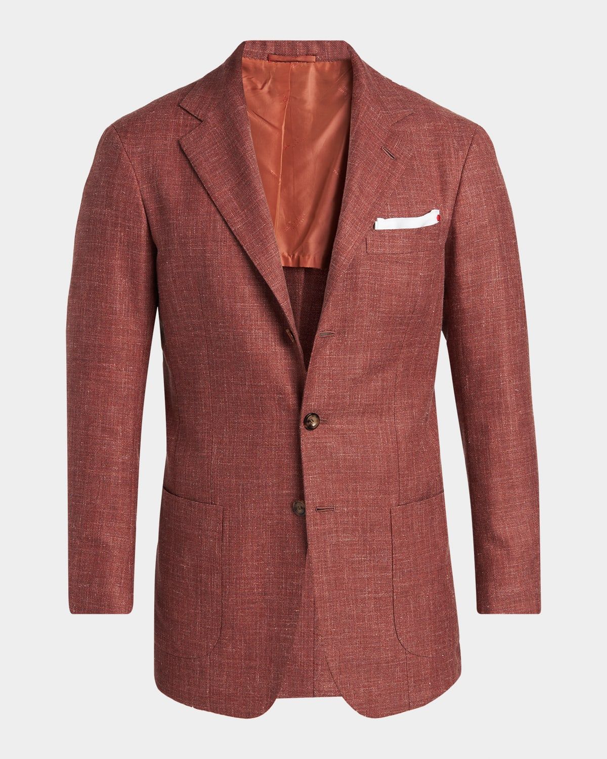 Men & apos;s Cashmere, Wool and Silk Single-Breasted Blazer