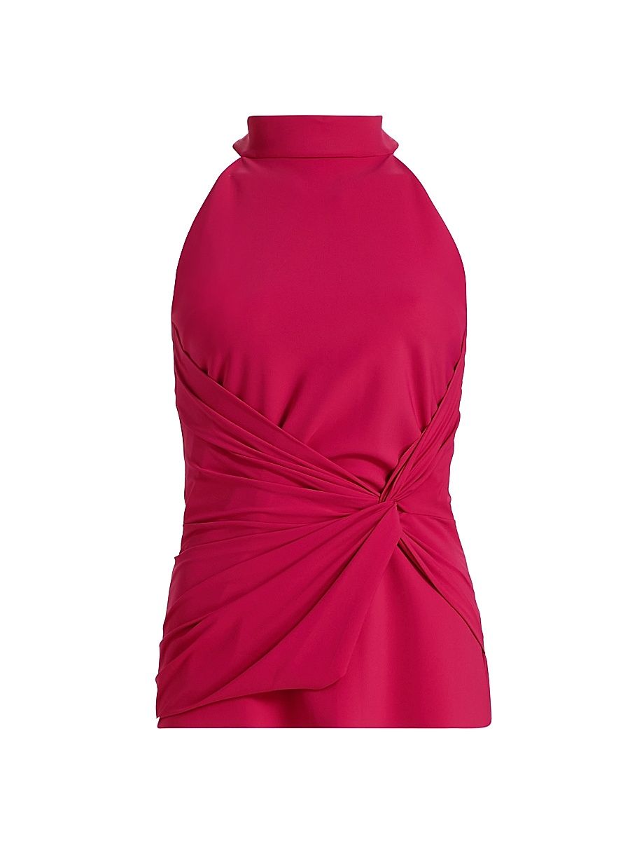 Women's Adeva Halterneck Top - Mauve Pink - Size 10