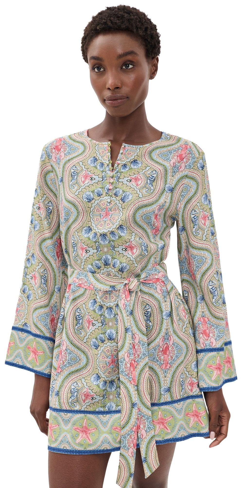 Hill House Home The Doris Mini Tunic Sea Creatures XXL