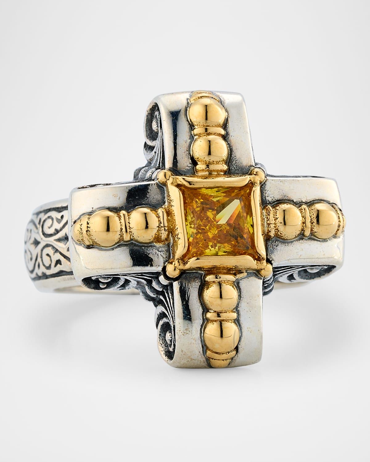 Karia Grace Yellow Spinel Ring